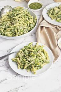 Creamy Pesto Chicken Pasta Salad - Set 2