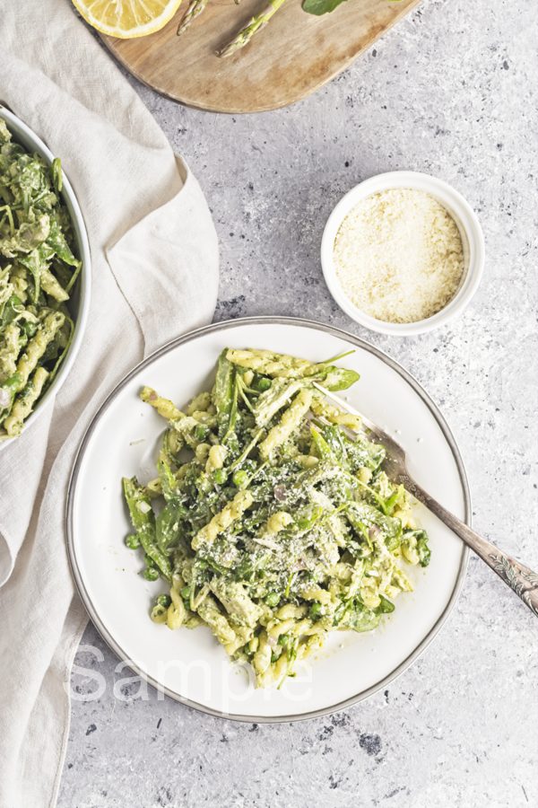 Creamy Pesto Chicken Pasta Salad - Set 3