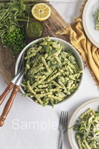 Creamy Pesto Chicken Pasta Salad - Set 4