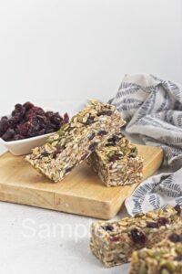 No-bake Granola Bars - Set 1