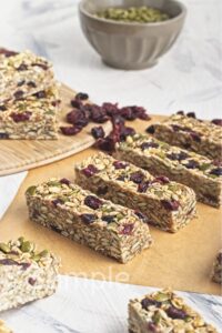 No-bake Granola Bars - Set 3
