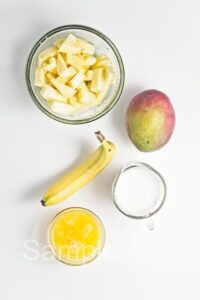 Pineapple Mango Popsicles - Set 4