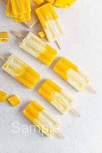 Pineapple Mango Popsicles - Set 1