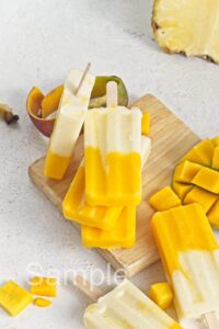 Pineapple Mango Popsicles - Set 1