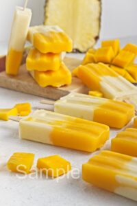 Pineapple Mango Popsicles - Set 1