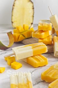 Pineapple Mango Popsicles - Set 2