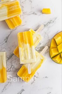 Pineapple Mango Popsicles - Set 2
