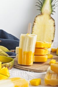 Pineapple Mango Popsicles - Set 3