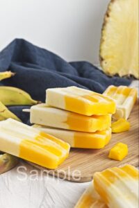 Pineapple Mango Popsicles - Set 3