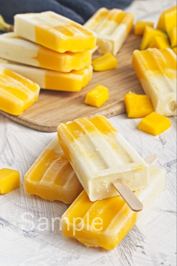 Pineapple Mango Popsicles - Set 3