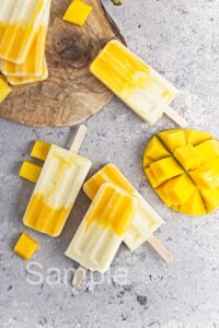 Pineapple Mango Popsicles - Set 4