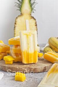 Pineapple Mango Popsicles - Set 4