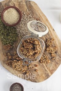 Pumpkin and Flax Seed Granola - Set 1