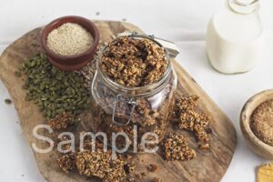 Pumpkin and Flax Seed Granola - Set 1