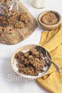 Pumpkin and Flax Seed Granola - Set 1