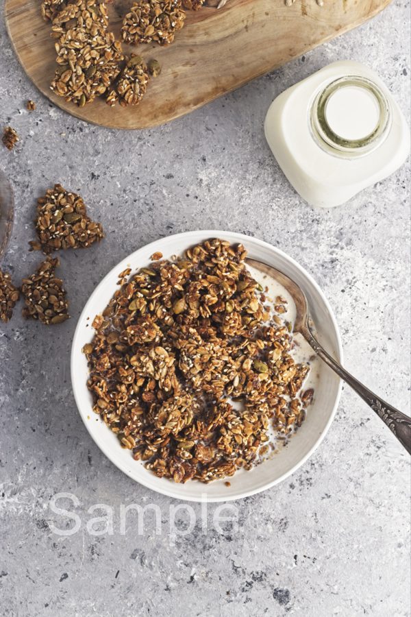Pumpkin and Flax Seed Granola - Set 2
