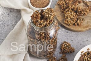 Pumpkin and Flax Seed Granola - Set 2