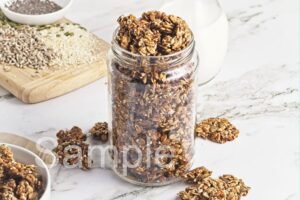 Pumpkin and Flax Seed Granola - Set 4