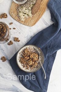 Pumpkin and Flax Seed Granola - Set 5