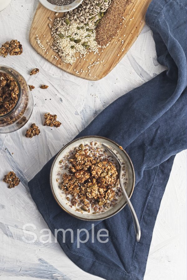 Pumpkin and Flax Seed Granola - Set 5