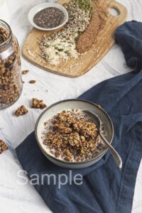 Pumpkin and Flax Seed Granola - Set 5