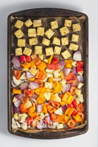 Sheet Pan Teriyaki Tofu - Set 2
