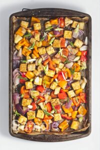Sheet Pan Teriyaki Tofu - Set 2