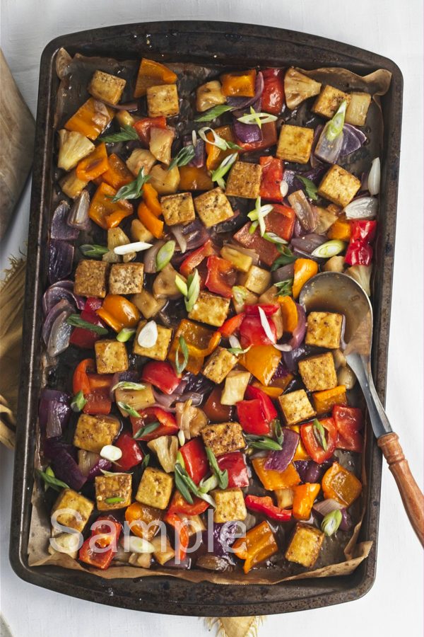 Sheet Pan Teriyaki Tofu - Set 1