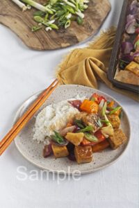 Sheet Pan Teriyaki Tofu - Set 1