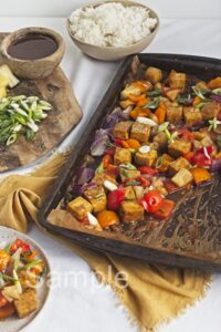 Sheet Pan Teriyaki Tofu - Set 1