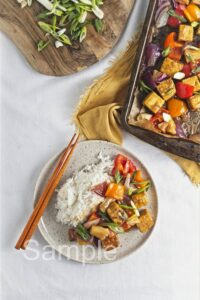 Sheet Pan Teriyaki Tofu - Set 1