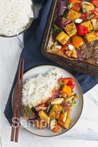 Sheet Pan Teriyaki Tofu - Set 2