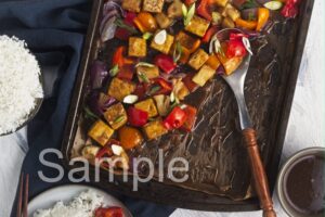 Sheet Pan Teriyaki Tofu - Set 2