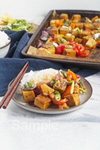 Sheet Pan Teriyaki Tofu - Set 2