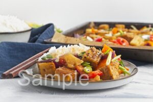 Sheet Pan Teriyaki Tofu - Set 2