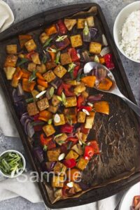 Sheet Pan Teriyaki Tofu - Set 4