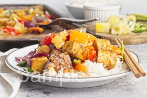 Sheet Pan Teriyaki Tofu - Set 4