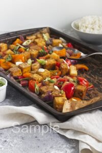 Sheet Pan Teriyaki Tofu - Set 4