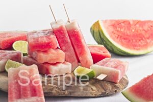 Watermelon Lime Popsicles - Set 1