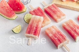 Watermelon Lime Popsicles - Set 2