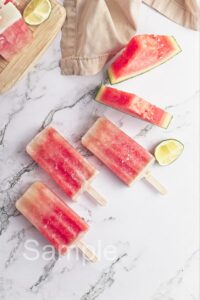 Watermelon Lime Popsicles - Set 3