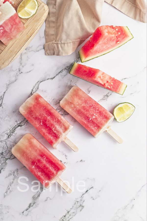 Watermelon Lime Popsicles - Set 3