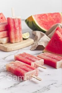 Watermelon Lime Popsicles - Set 3