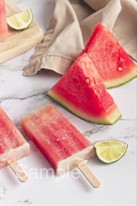 Watermelon Lime Popsicles - Set 3
