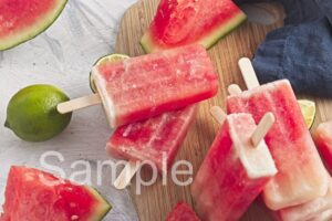 Watermelon Lime Popsicles - Set 4