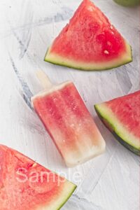 Watermelon Lime Popsicles - Set 4