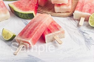 Watermelon Lime Popsicles - Set 4