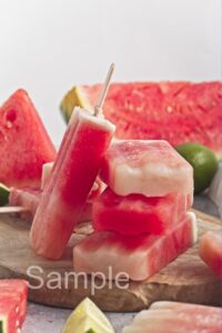 Watermelon Lime Popsicles - Set 5