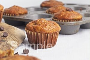 Zucchini Chocolate Chip Muffins - Set 1
