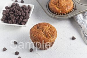Zucchini Chocolate Chip Muffins - Set 2